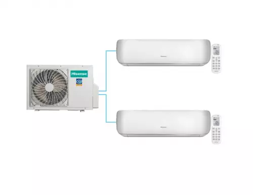 Мульти-сплит система Hisense PREMIUM FM DC INVERTER AMW2-18U4RXC / AMS-09UW4RVETG00 + AMS-09UW4RVETG00