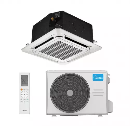Компактный кондиционер кассетного типа Midea MCA3-12HRN1-QC2 / MOX330-12HN1-LQ