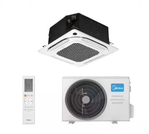 Кондиционер кассетного типа Midea DC inverter MCA4U-12HRFNX-Q(GA) / MOX230-12HFN8-Q(GA)